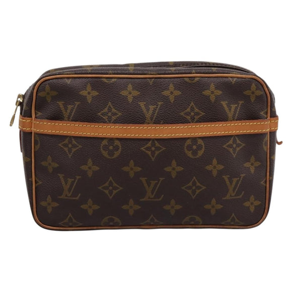 LOUIS VUITTON Monogram Compiegne 23 Clutch Bag M51847 LV Auth 207676A
