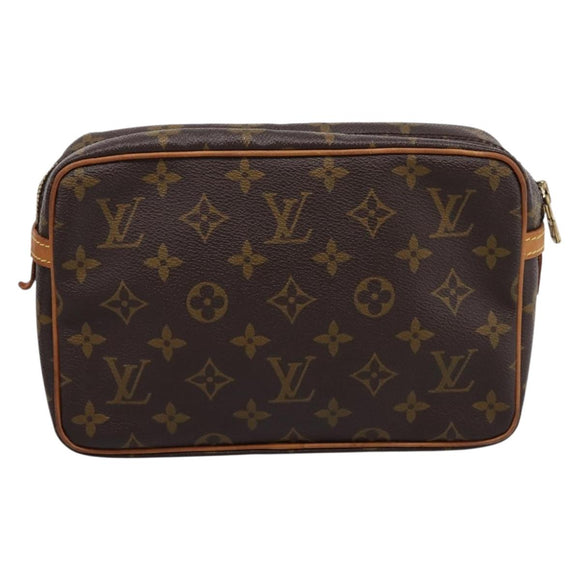 LOUIS VUITTON Monogram Compiegne 23 Clutch Bag M51847 LV Auth 207676A