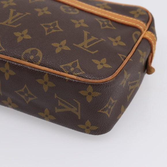 LOUIS VUITTON Monogram Compiegne 23 Clutch Bag M51847 LV Auth 207676A