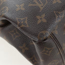 LOUIS VUITTON Monogram Pallas MM Hand Bag Purple M40906 LV Auth 207677A-17