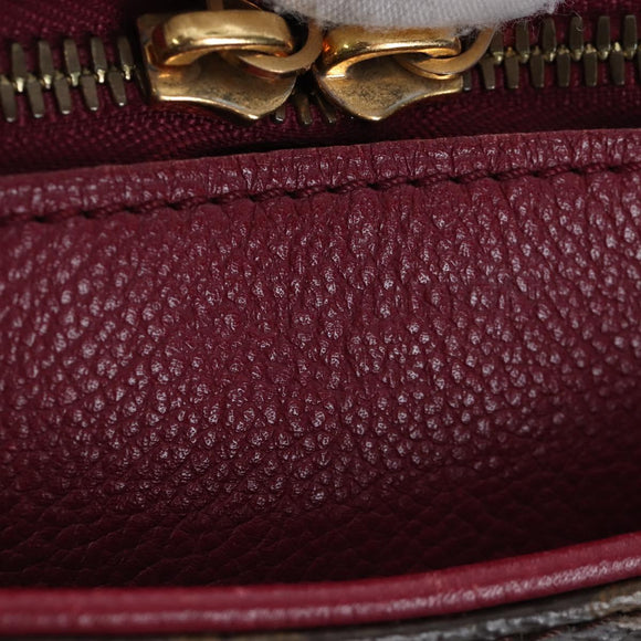 LOUIS VUITTON Monogram Pallas MM Hand Bag Purple M40906 LV Auth 207677A