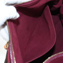 LOUIS VUITTON Monogram Pallas MM Hand Bag Purple M40906 LV Auth 207677A-29