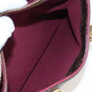 LOUIS VUITTON Monogram Pallas MM Hand Bag Purple M40906 LV Auth 207677A-31