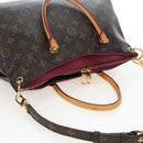 LOUIS VUITTON Monogram Pallas MM Hand Bag Purple M40906 LV Auth 207677A-6