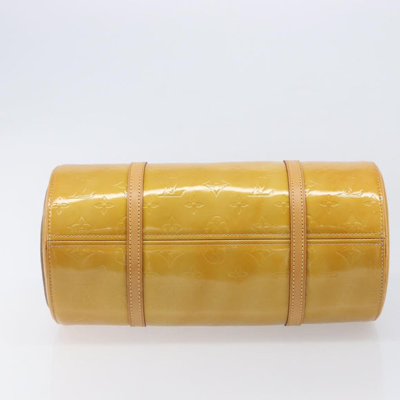 LOUIS VUITTON Monogram Vernis Bedford Hand Bag Beige M91006 LV Auth 207679V