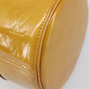 LOUIS VUITTON Monogram Vernis Bedford Hand Bag Beige M91006 LV Auth 207679V-16