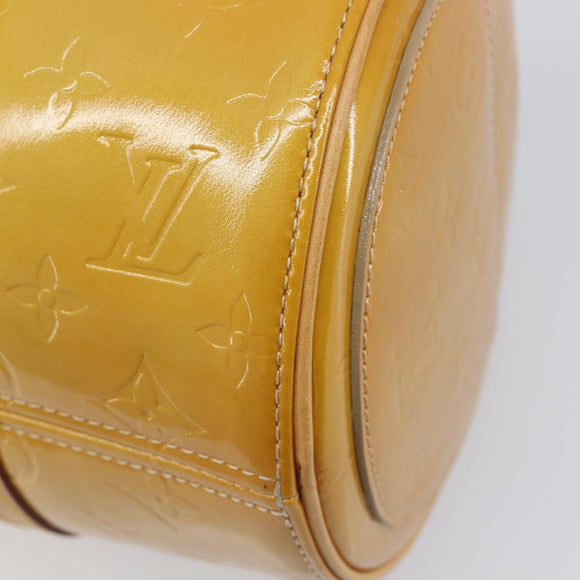 LOUIS VUITTON Monogram Vernis Bedford Hand Bag Beige M91006 LV Auth 207679V