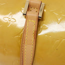 LOUIS VUITTON Monogram Vernis Bedford Hand Bag Beige M91006 LV Auth 207679V-8