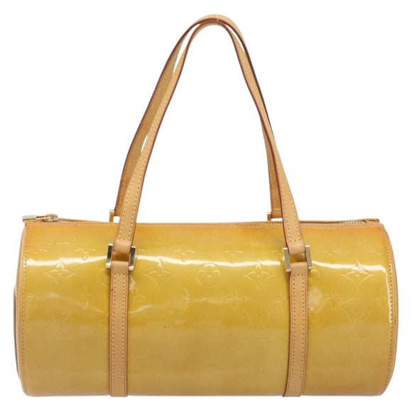 LOUIS VUITTON Monogram Vernis Bedford Hand Bag Beige M91006 LV Auth 207679V