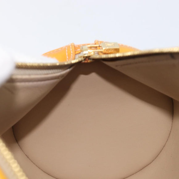 LOUIS VUITTON Monogram Vernis Bedford Hand Bag Beige M91006 LV Auth 207679V