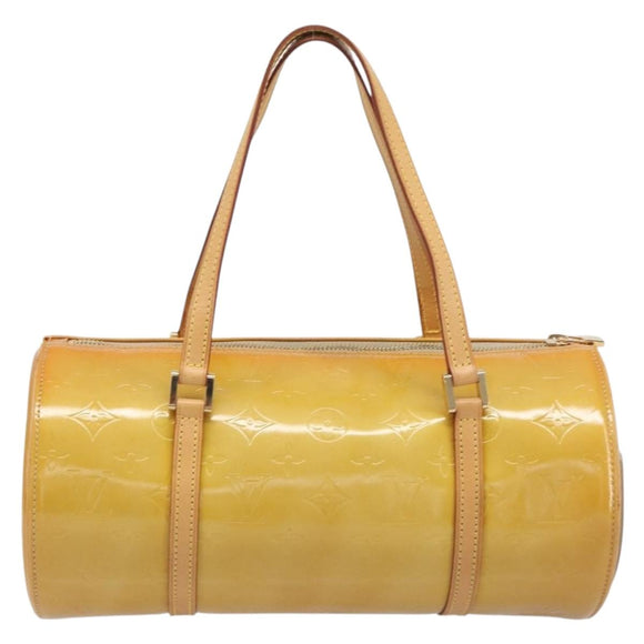 LOUIS VUITTON Monogram Vernis Bedford Hand Bag Beige M91006 LV Auth 207679V