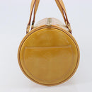 LOUIS VUITTON Monogram Vernis Bedford Hand Bag Beige M91006 LV Auth 207679V-5