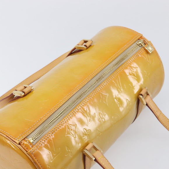 LOUIS VUITTON Monogram Vernis Bedford Hand Bag Beige M91006 LV Auth 207679V