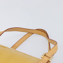 LOUIS VUITTON Monogram Vernis Bedford Hand Bag Beige M91006 LV Auth 207679V-15