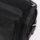 PRADA Tote Bag Nylon Black Silver Auth 207682-15