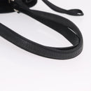 PRADA Tote Bag Nylon Black Silver Auth 207682-7
