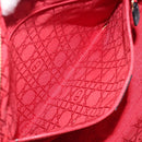 Christian Dior Cannage Lady Dior Large Hand Bag Lamb Skin Black Auth 207683V-24