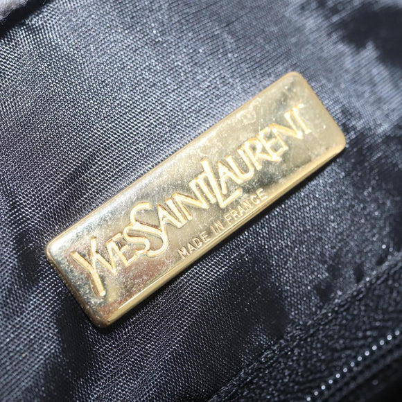 Saint Laurent Hand Bag Nylon Multicolor Gold Tone Auth 207686A