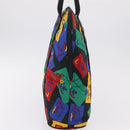 Saint Laurent Hand Bag Nylon Multicolor Gold Tone Auth 207686A-3