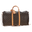 LOUIS VUITTON Monogram Keepall Bandouliere 50 Boston Bag M41416 LV Auth 207688SAV-2