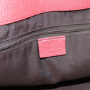 GUCCI Abbey Hand Bag Leather Outlet Red Silver 341491 Auth 207693V-17