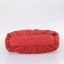 GUCCI Abbey Hand Bag Leather Outlet Red Silver 341491 Auth 207693V-5