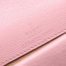 GUCCI Dionysus Chain Shoulder Bag Leather Pink Silver 476432 Auth 207694SAM-11