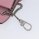 GUCCI Dionysus Chain Shoulder Bag Leather Pink Silver 476432 Auth 207694SAM-9