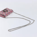 GUCCI Dionysus Chain Shoulder Bag Leather Pink Silver 476432 Auth 207694SAM-7