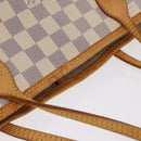 LOUIS VUITTON Damier Azur Neverfull MM Tote Bag N41605 LV Auth 207695-16