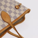 LOUIS VUITTON Damier Azur Neverfull MM Tote Bag N41605 LV Auth 207695-17
