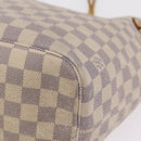 LOUIS VUITTON Damier Azur Neverfull MM Tote Bag N41605 LV Auth 207695-20