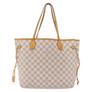 LOUIS VUITTON Damier Azur Neverfull MM Tote Bag N41605 LV Auth 207695-13