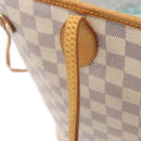 LOUIS VUITTON Damier Azur Neverfull MM Tote Bag N41605 LV Auth 207695-29