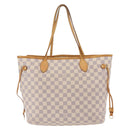 LOUIS VUITTON Damier Azur Neverfull MM Tote Bag N41605 LV Auth 207695-2