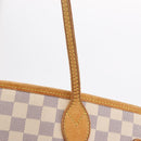 LOUIS VUITTON Damier Azur Neverfull MM Tote Bag N41605 LV Auth 207695-32