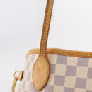 LOUIS VUITTON Damier Azur Neverfull MM Tote Bag N41605 LV Auth 207695-33
