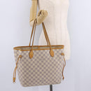 LOUIS VUITTON Damier Azur Neverfull MM Tote Bag N41605 LV Auth 207695-43