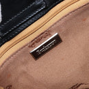 Burberrys Nova Check Shoulder Bag Canvas Beige Silver Auth 207696A-16