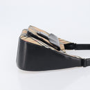 Burberrys Nova Check Shoulder Bag Canvas Beige Silver Auth 207696A-4