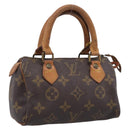 LOUIS VUITTON Monogram Mini Speedy Hand Bag M41534 LV Auth 207697-1