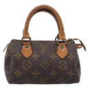 LOUIS VUITTON Monogram Mini Speedy Hand Bag M41534 LV Auth 207697-13