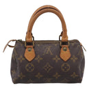 LOUIS VUITTON Monogram Mini Speedy Hand Bag M41534 LV Auth 207697-2