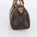 LOUIS VUITTON Monogram Mini Speedy Hand Bag M41534 LV Auth 207697-3