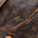 LOUIS VUITTON Monogram Saumur 35 Shoulder Bag M42254 LV Auth 207698V-19