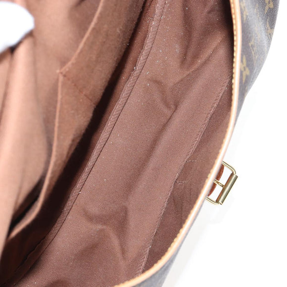 LOUIS VUITTON Monogram Saumur 35 Shoulder Bag M42254 LV Auth 207698V