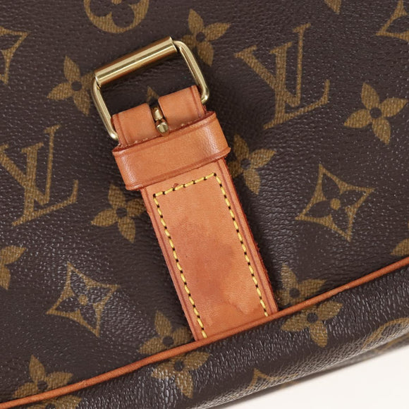 LOUIS VUITTON Monogram Saumur 35 Shoulder Bag M42254 LV Auth 207698V