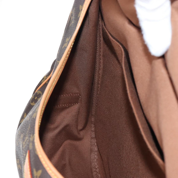LOUIS VUITTON Monogram Saumur 35 Shoulder Bag M42254 LV Auth 207698V