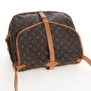 LOUIS VUITTON Monogram Saumur 35 Shoulder Bag M42254 LV Auth 207698V-8