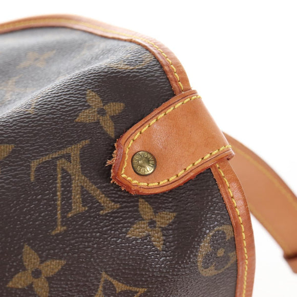 LOUIS VUITTON Monogram Saumur 35 Shoulder Bag M42254 LV Auth 207698V